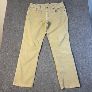 Patagonia‎ Mens Corduroy Pants Organic Cotton Size 36 Tan Beige Casual